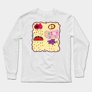 Rainy Day, Fruit Seed Rain Long Sleeve T-Shirt